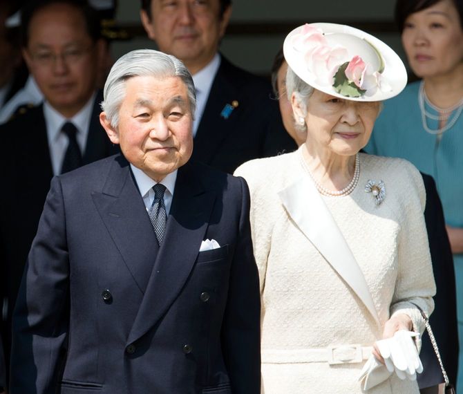 2014年4月24日、米大統領を国賓として迎える天皇陛下と皇后陛下（現・上皇陛下と上皇后陛下）