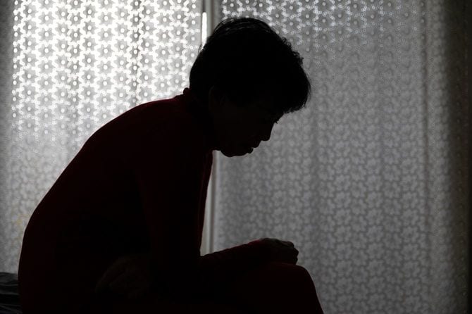 ストレスを受けた女性