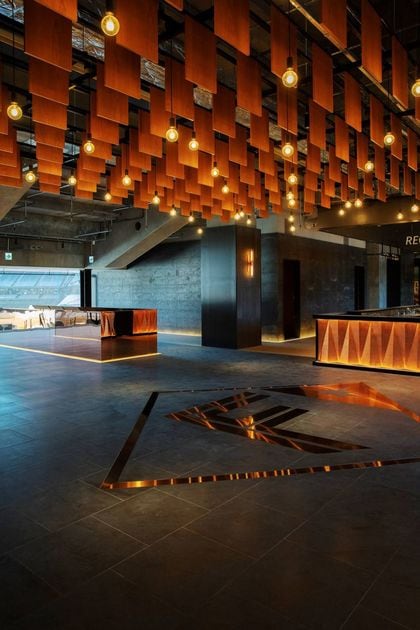 バルコニースイートがあるエリアのエントランス