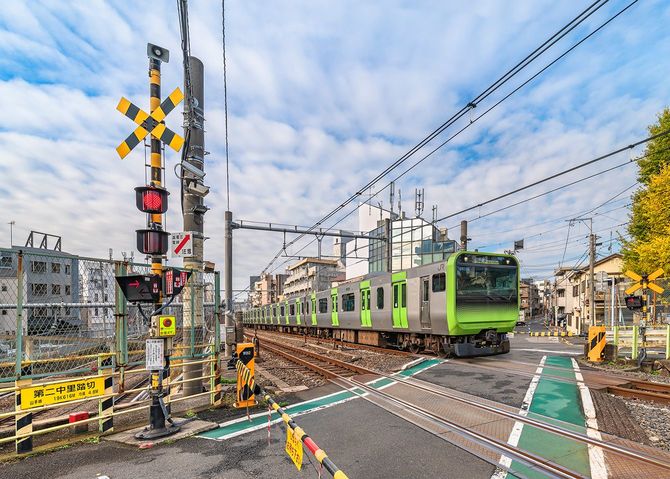 JR山手線 第二中里踏切