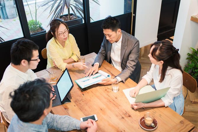 会社のミーティング