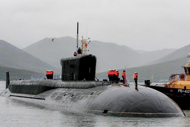 ロシア海軍のボレイ型原子力潜水艦