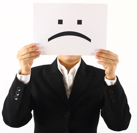 ネガティブな表情