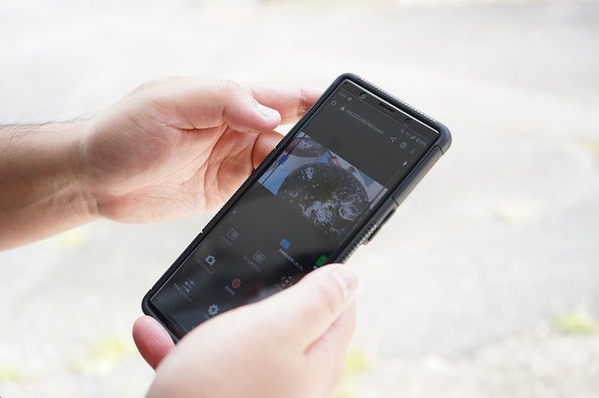 休日の朝は必ず確認するという、水槽のライブ配信。