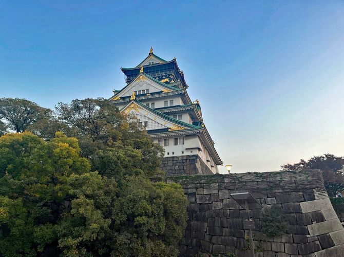 現在の大阪城天守閣