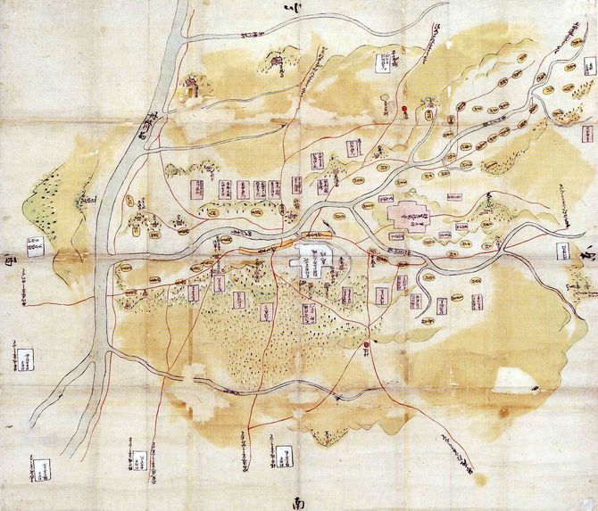 「羽柴秀吉三木城包囲図」