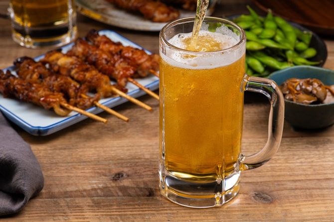 ジョッキのビール