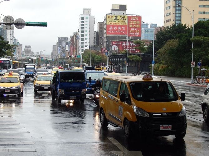 台北市内の様子
