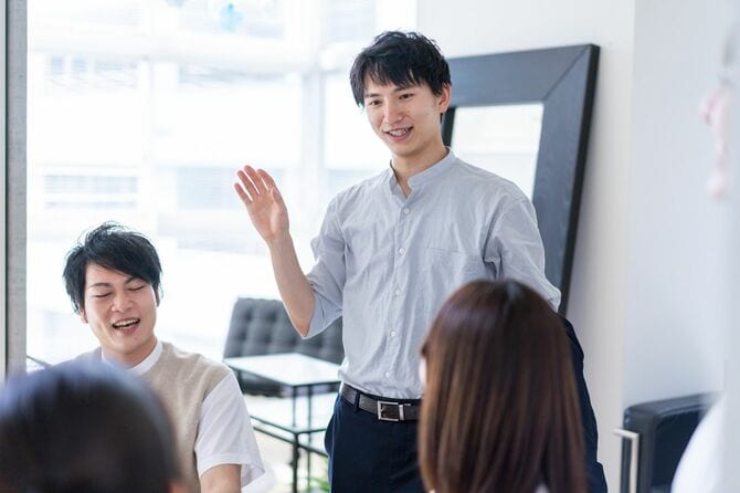 ベンチャー企業の若手社員