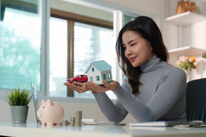 未来を計画する女性