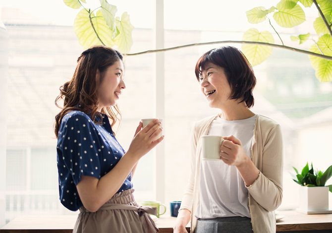 大人と娘を持つ母楽しい時間を