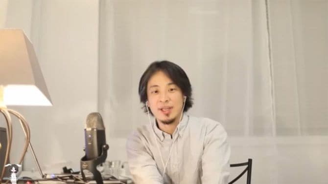 2022年7月8日の動画より。アップロード者は西村博之、チャンネル名は「ひろゆき, hiroyuki」