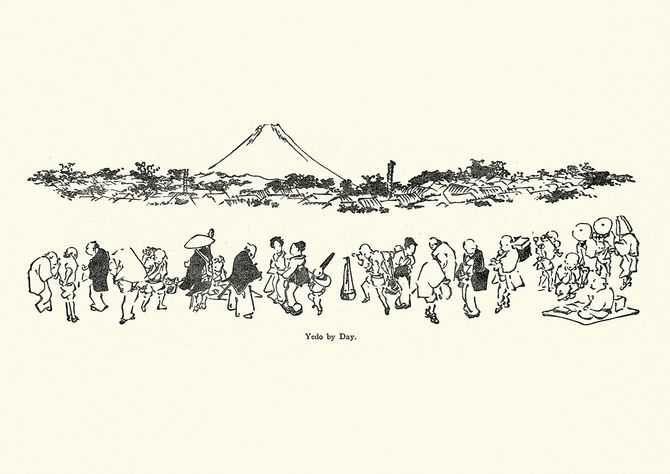 江戸時代をイメージしたイラスト