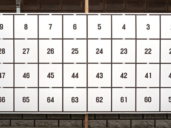 選挙ポスターの掲示板