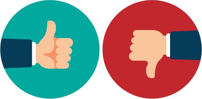 サムアップとサムダウン