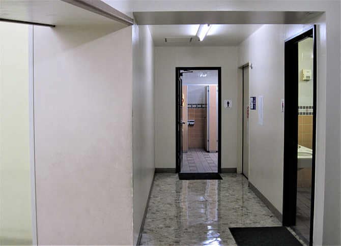 殺害現場のトイレ