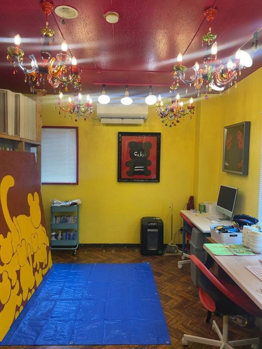 エジソン高津の隣にあるGAKUさんのアトリエ