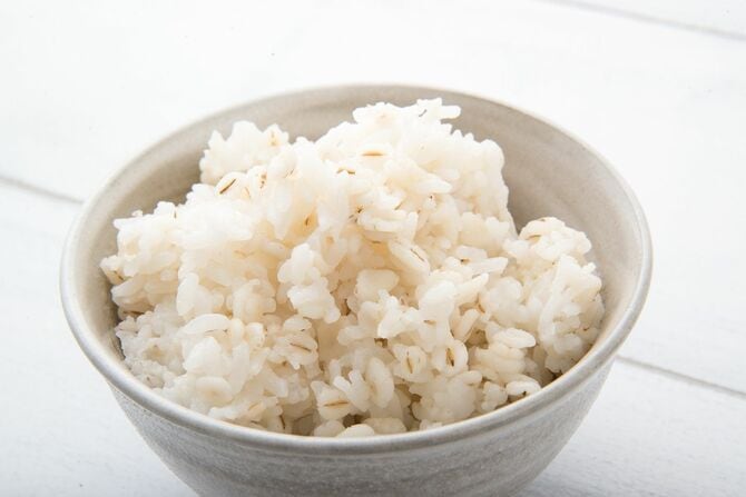 日本の麦ごはん