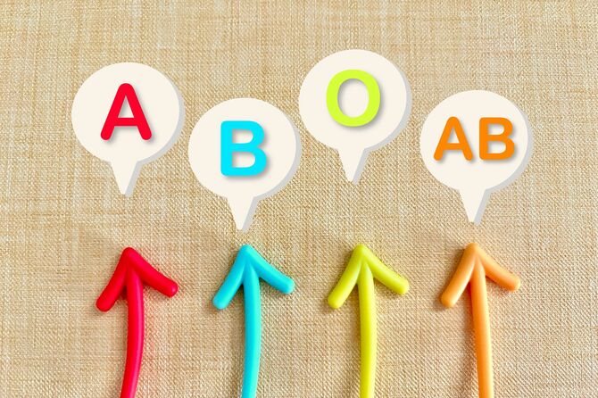 血液型と矢印