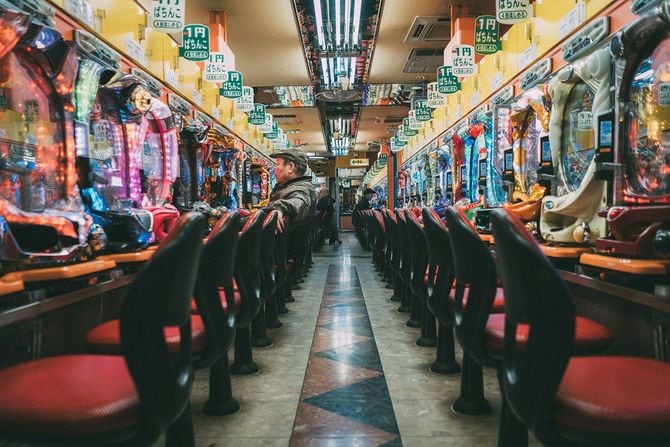 パチンコ店の店内