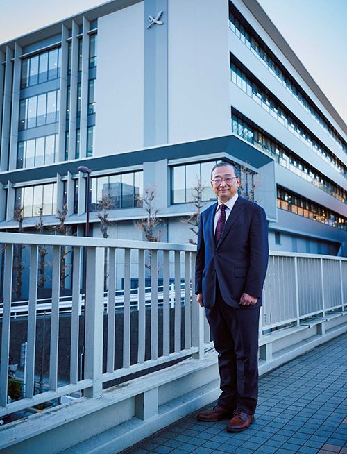 開成中学校・高等学校校長の野水勉さん（撮影＝小松史郎）