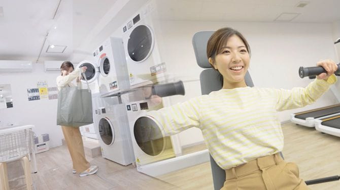チョコザップ新サービス「洗濯・乾燥機（ランドリー）」