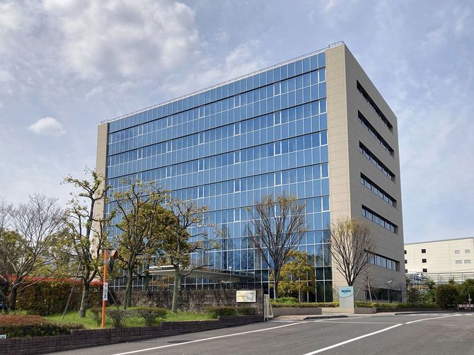 ICパッケージ基板分野で世界シェア50％を誇るイビデン＝2024年4月6日、岐阜県