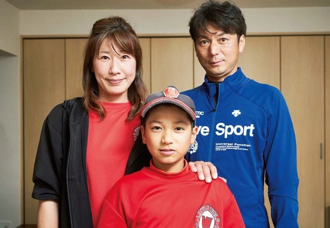 熊野健史・晶子・瑛太。