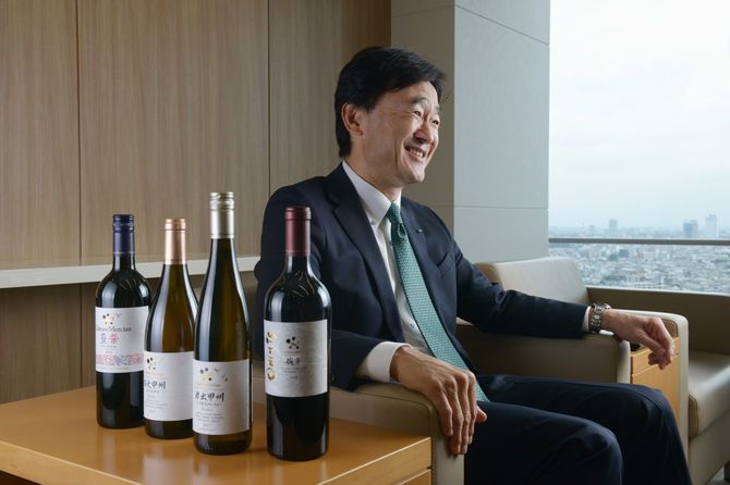 メルシャンの長林道生社長