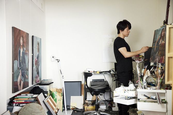 洋画家の中島健太氏