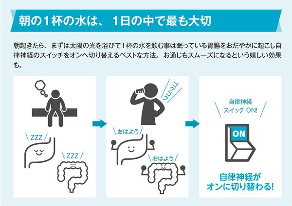 朝の1杯の水は1日の中で最も堆雪