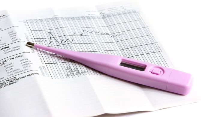 基礎体温表と体温計