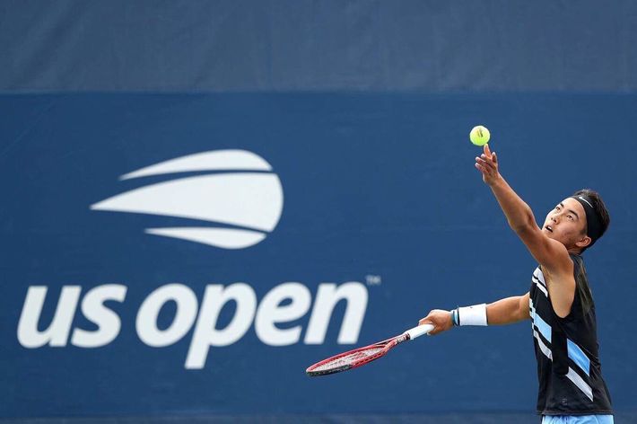 2019年、全米オープンジュニアに出場。当時18歳。凛輝は、この直後にノースカロライナ大学に入学する。