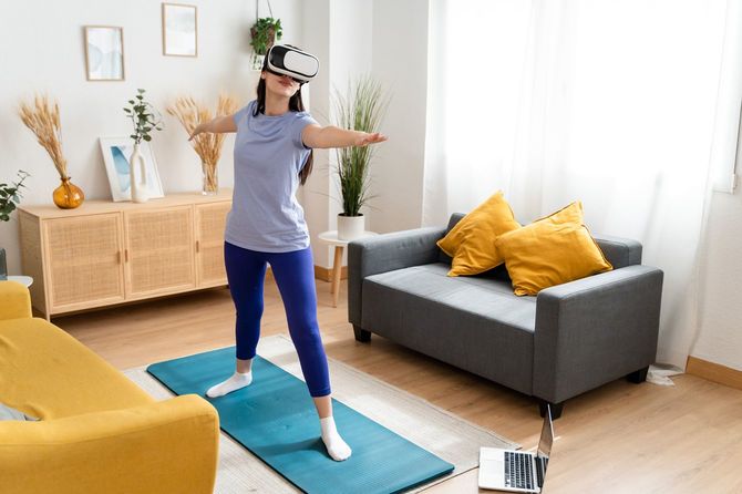 バーチャルリアリティでレッスン