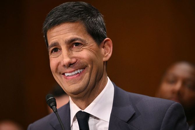 米連邦準備制度理事会（FRB）の次期議長、ケビン・ウォーシュ氏（2026年4月21日、アメリカ・ワシントン）