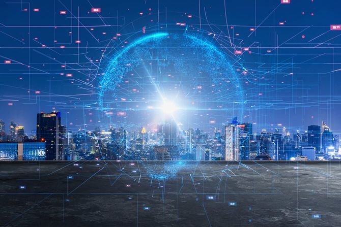 都市の通信ネットワークのコンセプト