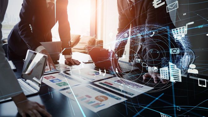 ビジネス戦略のイメージイラスト