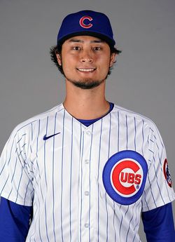 2020年2月18日、米アリゾナ州メサ、シカゴ・カブスの先発投手ダルビッシュ有選手(写真=USA TODAY Sports/ロイター/アフロ)