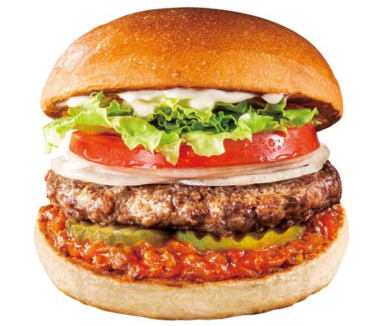 今年9月から全国のロッテリアで数量限定販売した「ジビエ鹿肉バーガー（エゾ鹿ラグーソース）」（単品790円）。当初の想定以上の売れ行きだったという