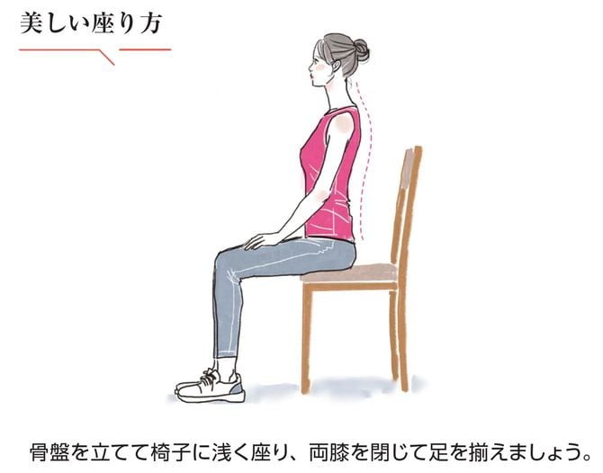 美しい座り方