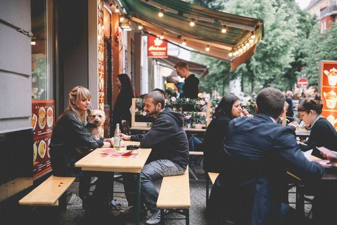 ベルリンのカフェ