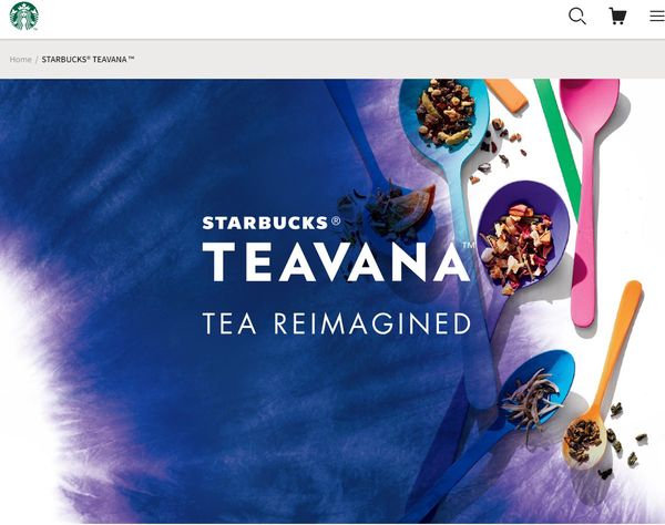 STARBUCKS「TEAVANA」オフィシャルサイトより