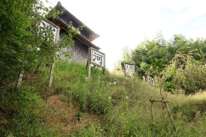 崖には遊歩道はあるが幅も狭く注意が必要