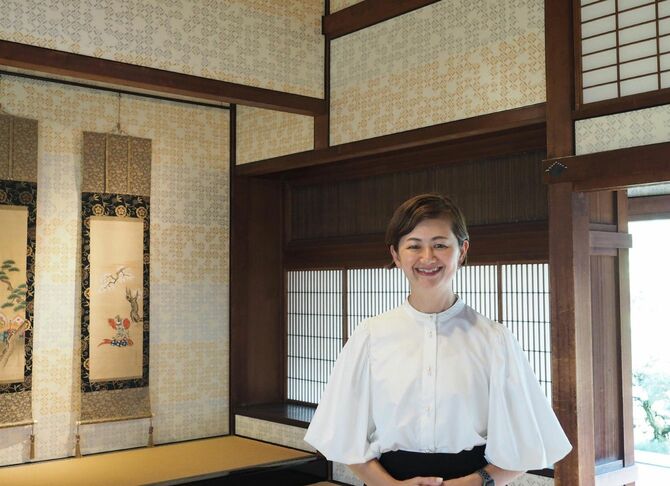 「柳川藩主立花邸 御花」の立花千月香社長