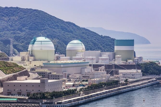 日本のいわた原子力発電所(愛媛県)
