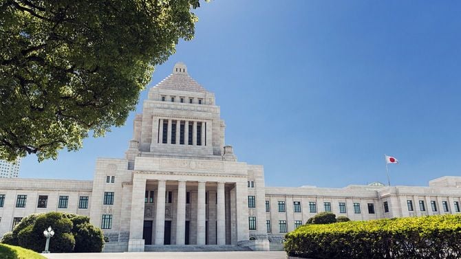 夏の国会議事堂