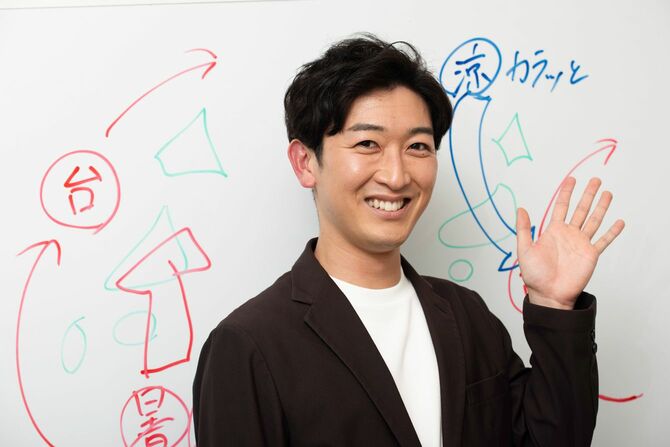 朝の情報番組『ZIP!』（日本テレビ系）のお天気キャスターを務める小林正寿さん