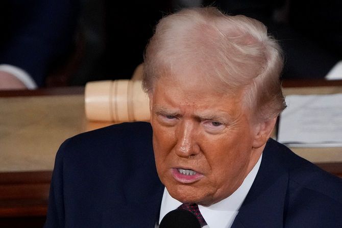 ドナルド・トランプ米大統領は2025年3月4日、ワシントンDCの連邦議会議事堂で行われた合同会議で演説を行った。