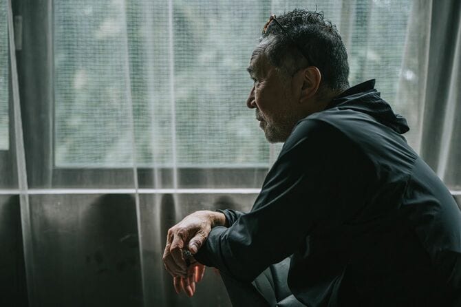 シニア日本人男性