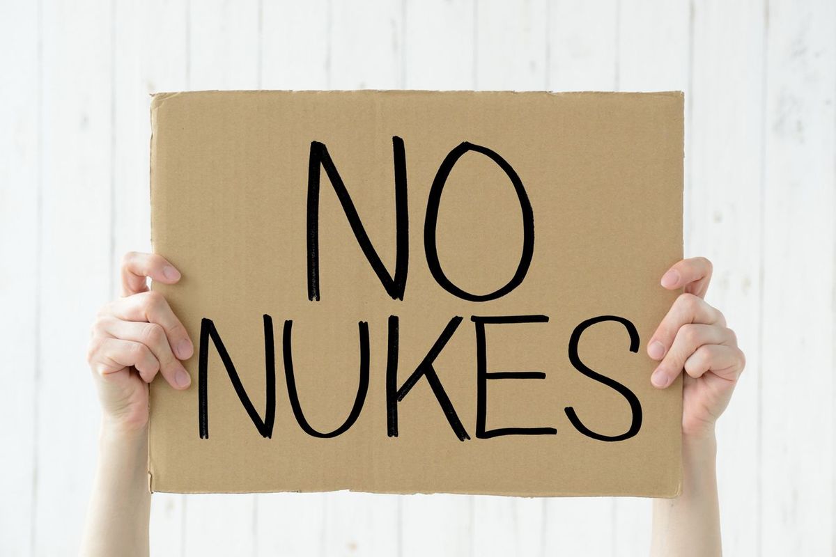 「NO NUKES」メッセージ